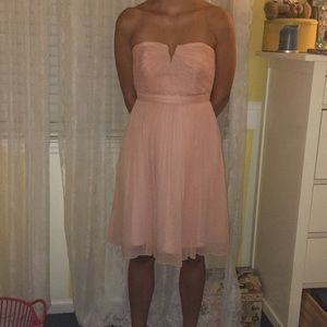 J Crew Bridesmaid and Party Dress in Misty Rose